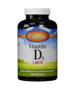 Carlson Labs - Vitamin D3 2000 IU - 360 softgels