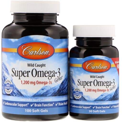 Carlson Labs - Wild Caught Super Omega-3 Gems 100 + 30 softgels