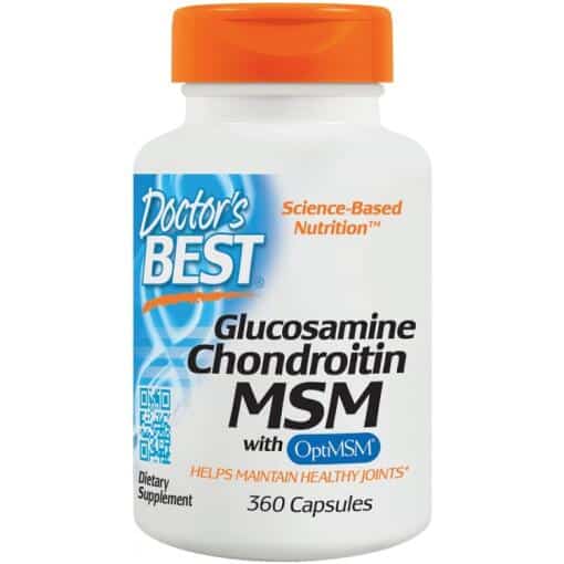 Doctor's Best - Glucosamine Chondroitin MSM with OptiMSM 360 caps