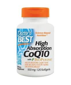 Doctor's Best - High Absorption CoQ10 with BioPerine 100mg - 120 softgels