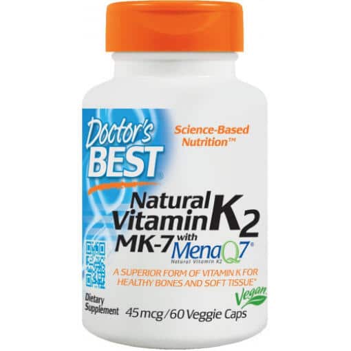 Doctor's Best - Natural Vitamin K2 MK7 with MenaQ7