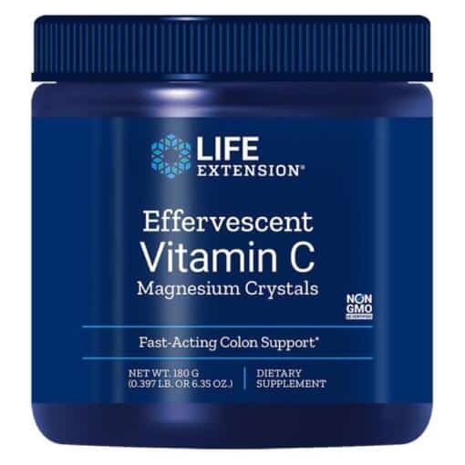 Life Extension - Effervescent Vitamin C Magnesium Crystals 180 grams