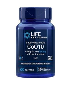 Life Extension - Super-Absorbable CoQ10 (Ubiquinone) with d-Limonene 60 softgels