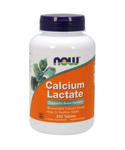 NOW Foods - Calcium Lactate - 250 tablets