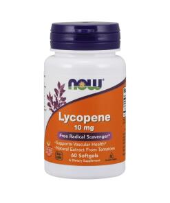 NOW Foods - Lycopene 10mg - 60 softgels