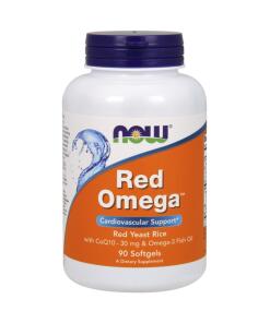 NOW Foods - Red Omega (Red Yeast Rice) 90 softgels