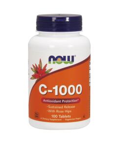 NOW Foods - Vitamin C-1000 with Rose Hips 100 tablets