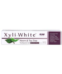 NOW Foods - XyliWhite Neem & Tea Tree Toothpaste Gel 181 grams