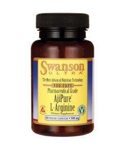 Swanson - AjiPure L-Arginine 500mg - 60 vcaps