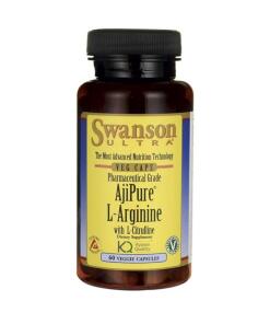 Swanson - AjiPure L-Arginine with L-Citrulline 60 vcaps