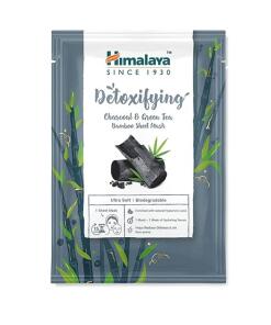 Detoxifying Charcoal & Green Tea Bamboo Sheet Mask - 30 ml.
