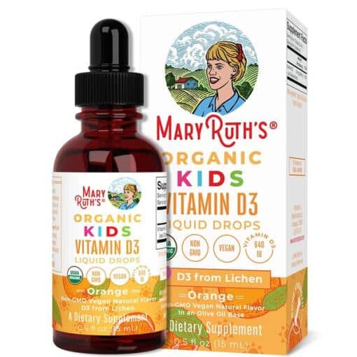 Organic Kids Vitamin D3 Liquid Drops